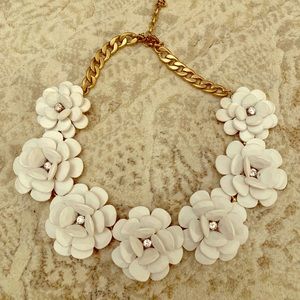 J. Crew Large Flower Statement Necklace